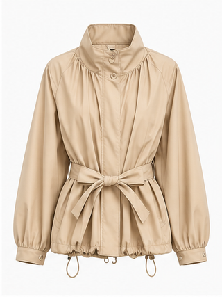Manteau Femme Mi-Saison avec Ceinture