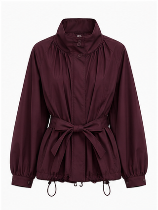 Manteau Femme Mi-Saison avec Ceinture