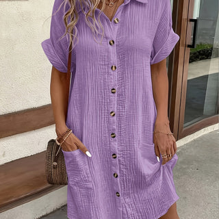 Élise - Robe Chemise Décontractée
