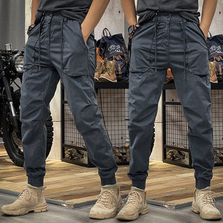 PIERRE - Pantalon Cargo Extensible en Spandex