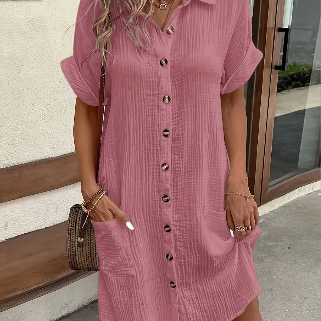 Élise - Robe Chemise Décontractée
