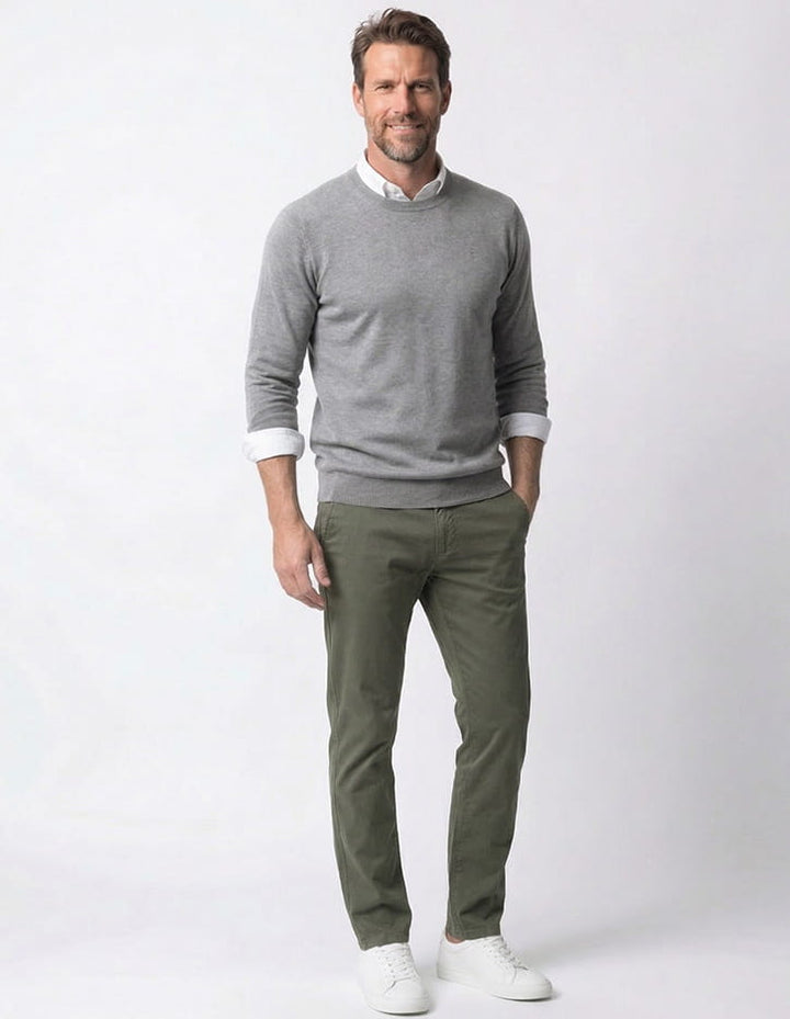 Pantalon Alain | Vert Giverny