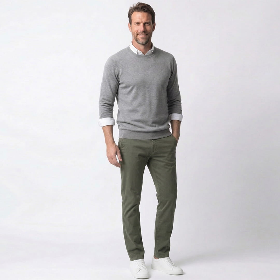 Pantalon Alain | Vert Giverny