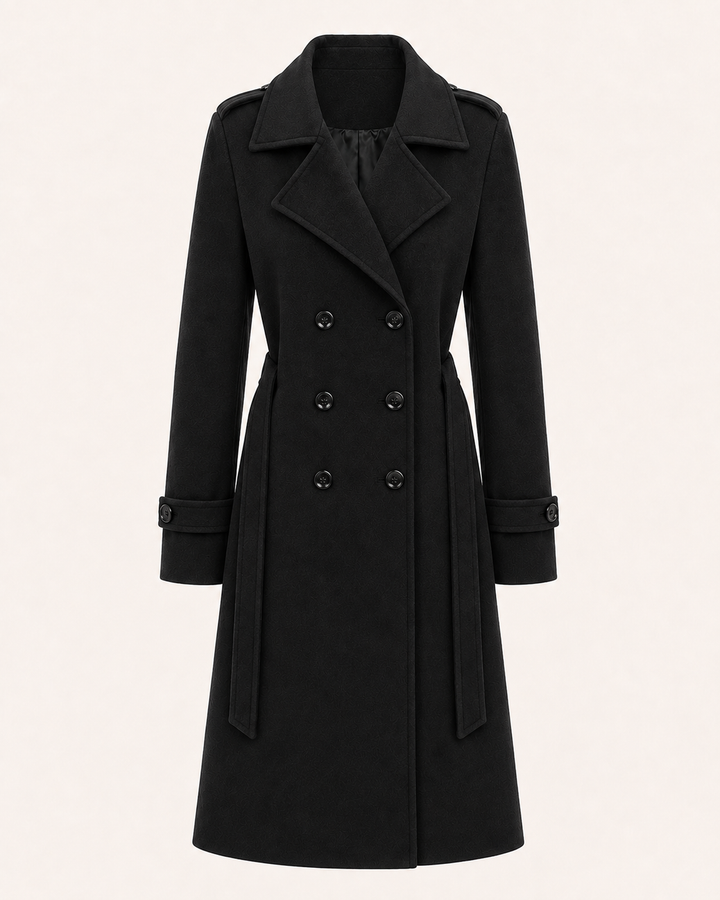 Manteau Long Noa avec Ceinture