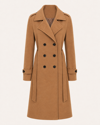 Manteau Long Noa avec Ceinture