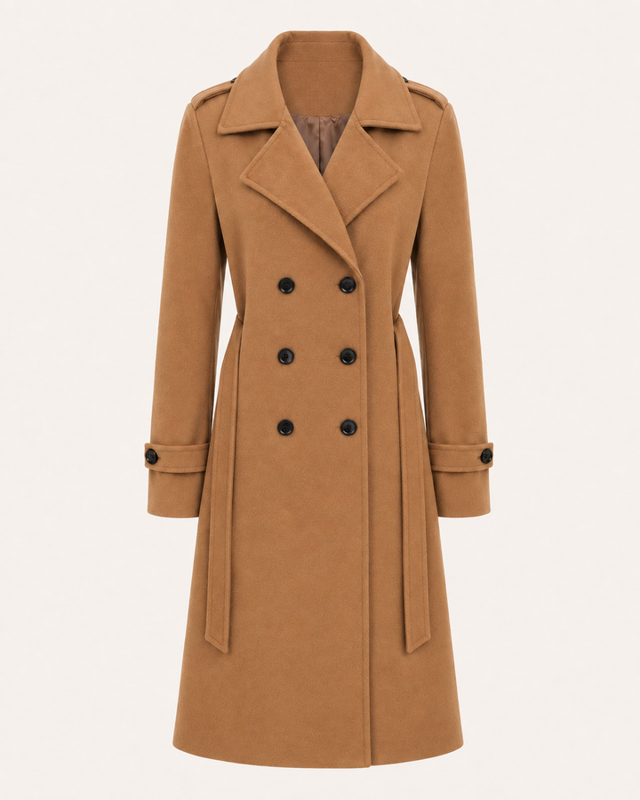 Manteau Long Noa avec Ceinture