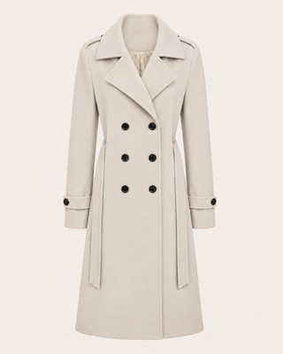 Manteau Long Noa avec Ceinture