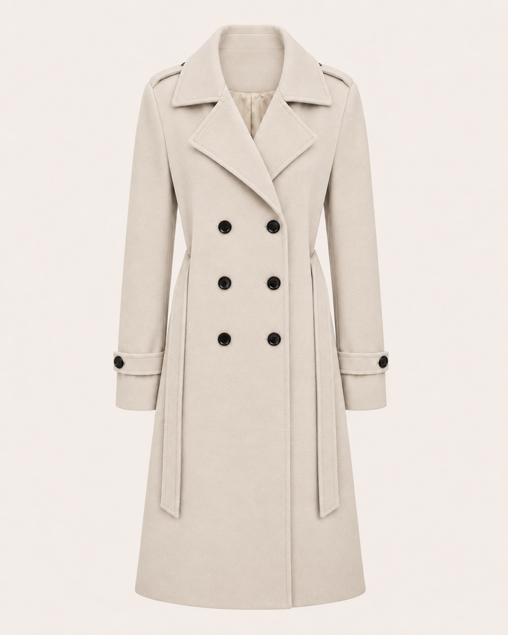 Manteau Long Noa avec Ceinture