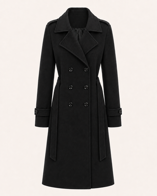 Manteau Long Noa avec Ceinture