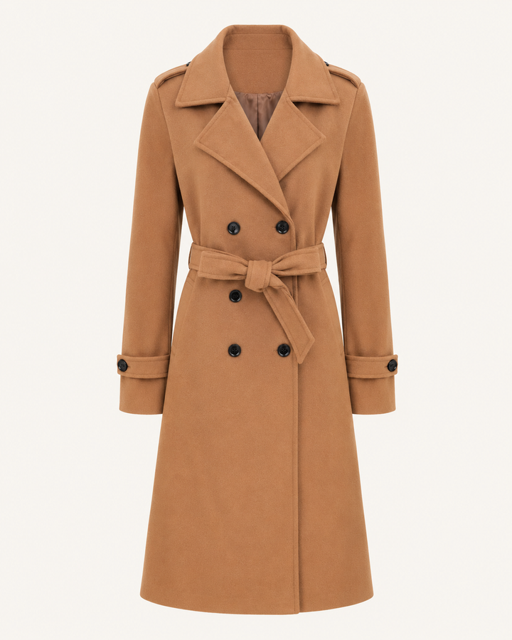 Manteau Long Noa avec Ceinture