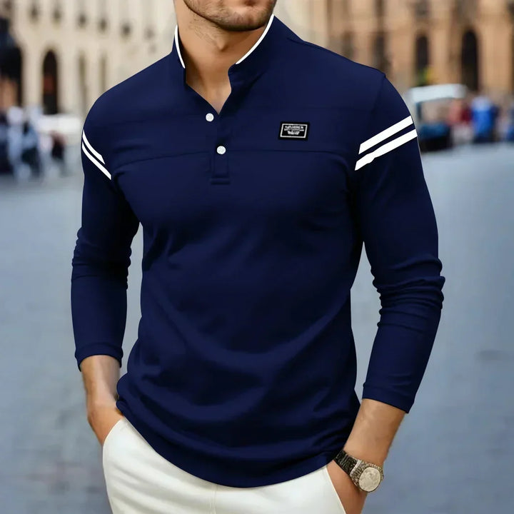 DELACROIX | T-SHIRT À MANCHES LONGUES MODERNE POUR HOMME