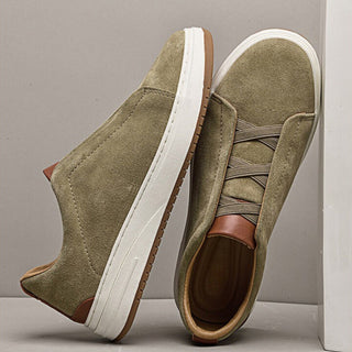 DELACROIX | CHAUSSURES SANS LACETS EN DAIM POUR HOMME